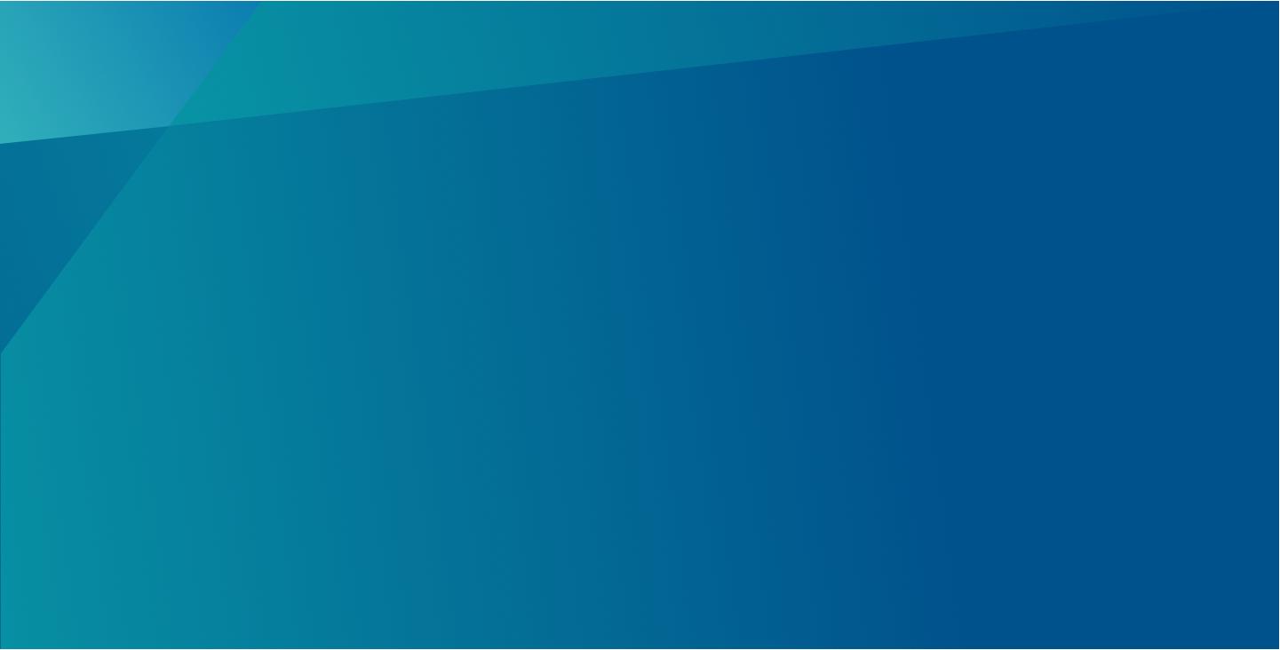 Blue gradient background with angles in upper right hand corner